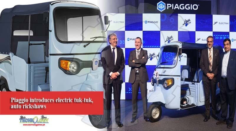 Piaggio introduces electric tuk-tuk, auto rickshaws
