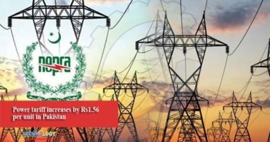 Power tariff increases by Rs1.56 per unit in Pakistan