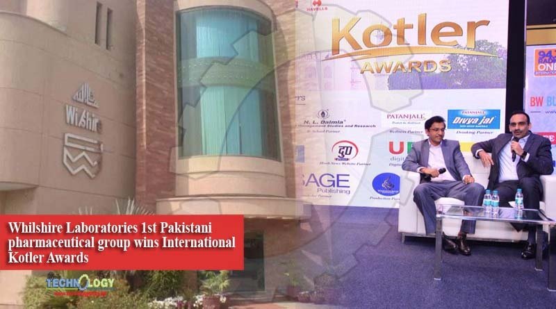 Whilshire Laboratories 1st Pakistani pharmaceutical group wins International Kotler Awards