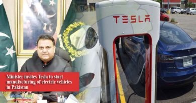 Minister invites Tesla to start manufacturing of electric vehicles in Pakistan