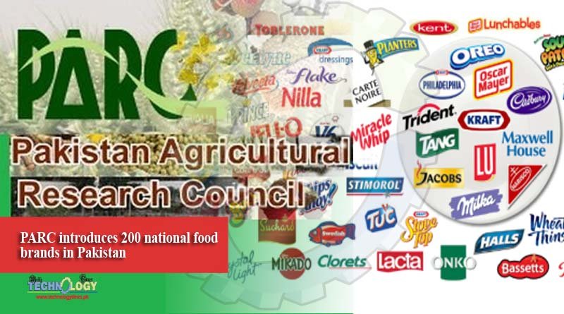 PARC introduces 200 national food brands in Pakistan