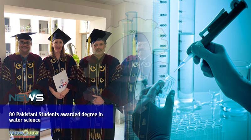 80 Pakistani Students awarded degree in water science