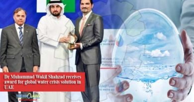 Dr Muhammad Wakil Shahzad receives award for global water crisis solution in UAE