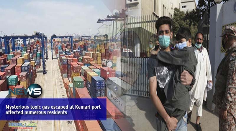 Mysterious toxic gas escaped at Kemari port affected numerous residents