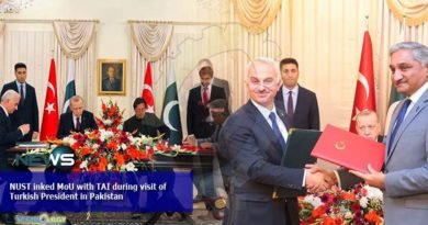 NUST inked MoU with TAI during visit of Turkish President in Pakistan
