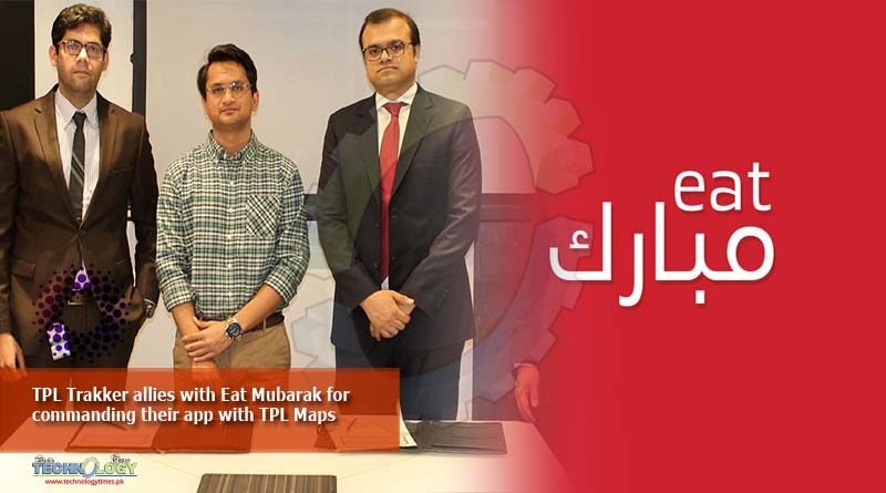 TPL Trakker allies with Eat Mubarak for commanding their app with TPL Maps