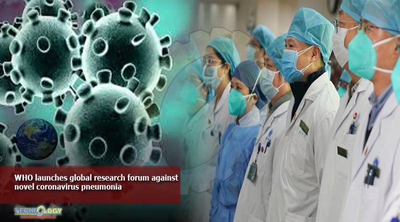 WHO-launches-global-research-forum-against-novel-coronavirus-pneumonia