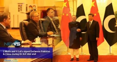 2 MoUs and 4 LoEs signed between Pakistan & China during Dr Arif Alvi visit