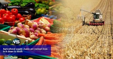 Agricultural supply chains are exempt from lock down in Sindh