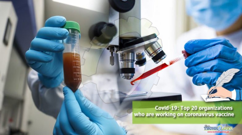 Covid-19: Top 20 organizations who are working on coronavirus vaccine