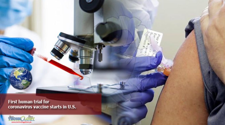 First human trial for coronavirus vaccine starts in U.S. 