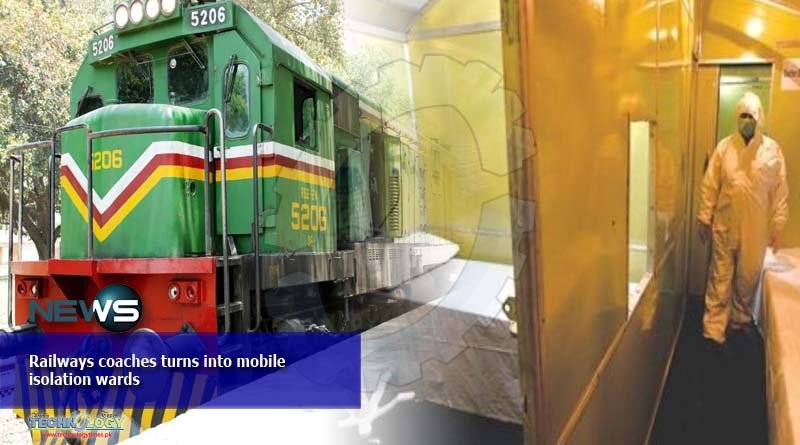 Railways coaches turns into mobile isolation wards