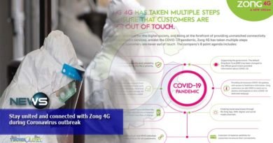 Stay united and connected with Zong 4G during Coronavirus outbreak