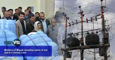 Workers of Wapda donating salary of one day in a Corona Fund