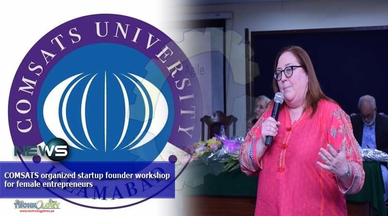 COMSATS organized startup founder workshop for female entrepreneurs