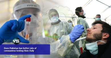 Does Pakistan has better rate of coronavirus testing then Italy
