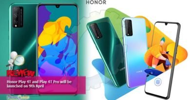 Honor Play 4T and Play 4T Pro will be launched on 9th April