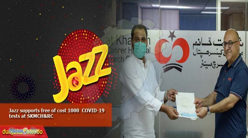 Jazz supports free of cost 1000 COVID-19 tests at SKMCH&RC