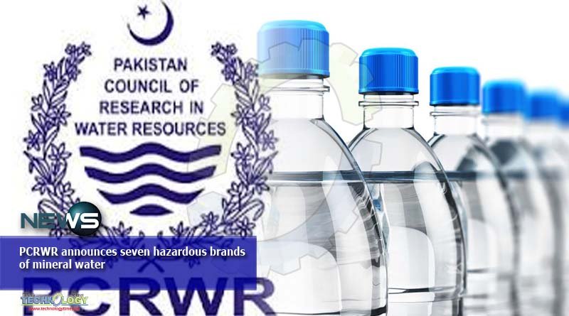 PCRWR announces seven hazardous brands of mineral water
