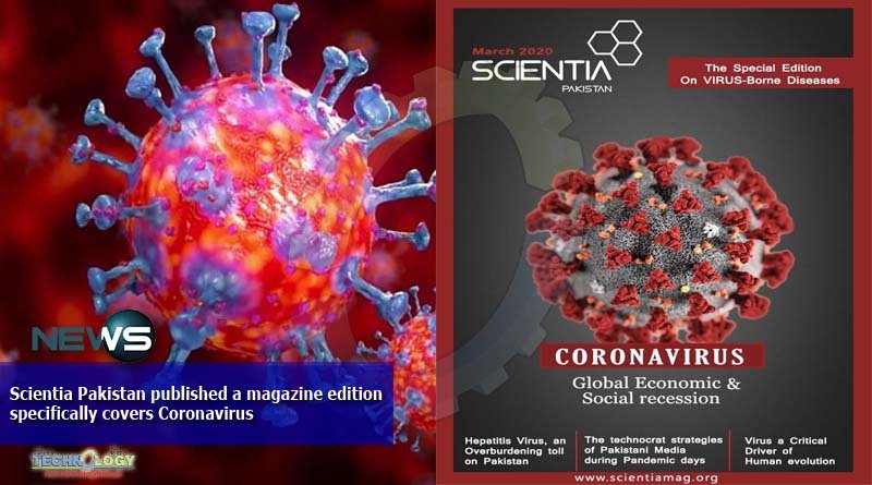Scientia Pakistan published a magazine edition specifically covers Coronavirus