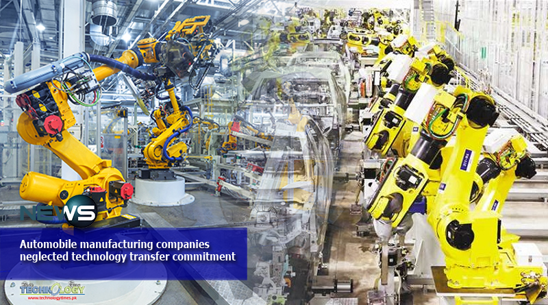 Automobile manufacturing companies neglected technology transfer commitment