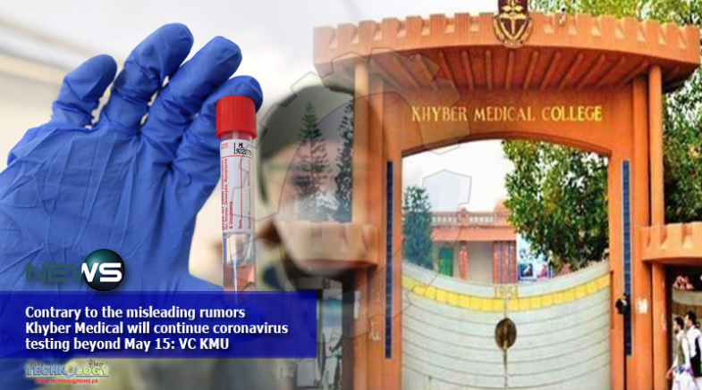 Contrary to the misleading rumors Khyber Medical will continue coronavirus testing
