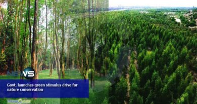 Govt. launches green stimulus drive for nature conservation