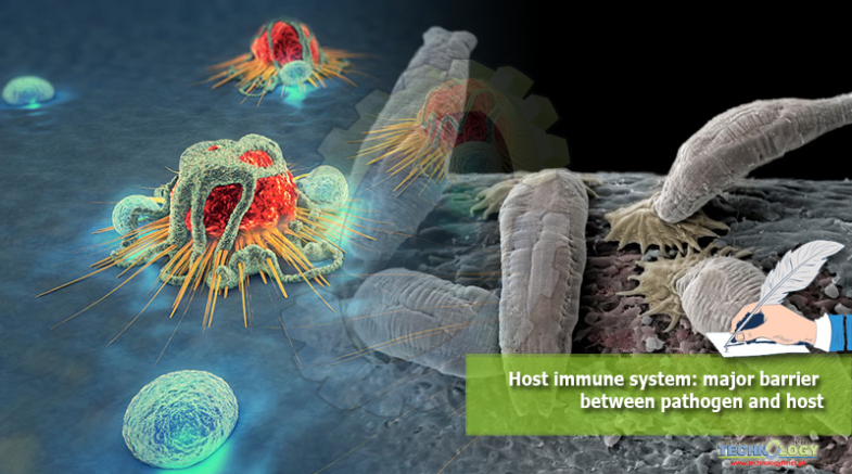 Host immune system: major barrier between pathogen and host