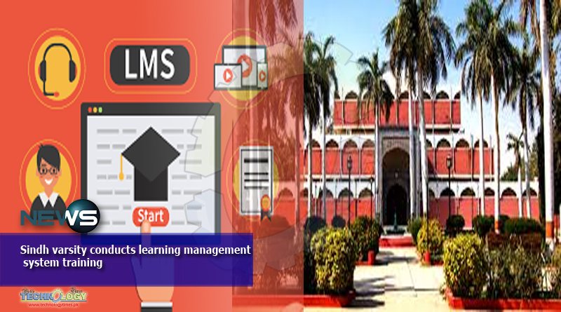 Sindh varsity conducts learning management system training