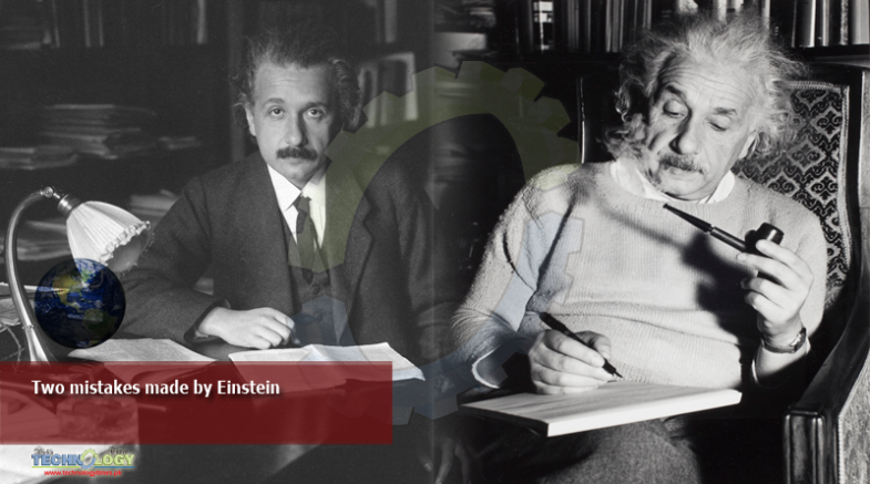 Two mistakes made by Einstein