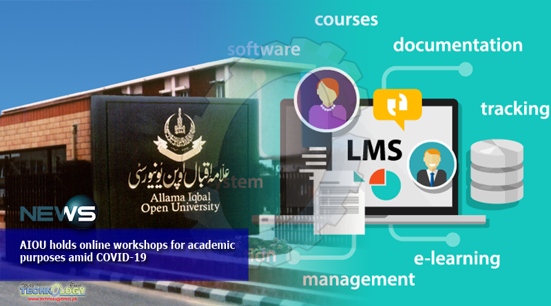 AIOU holds online workshops for academic purposes amid COVID-19