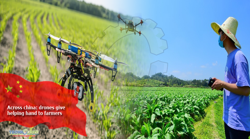 Across china: drones give helping hand to farmers