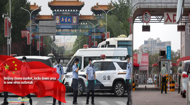 Beijing closes market, locks down area in new virus outbreak
