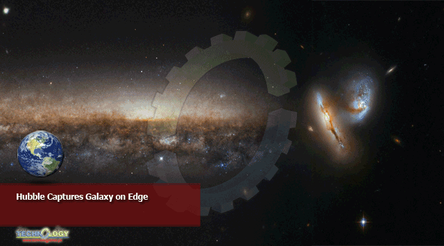 Hubble Captures Galaxy on Edge