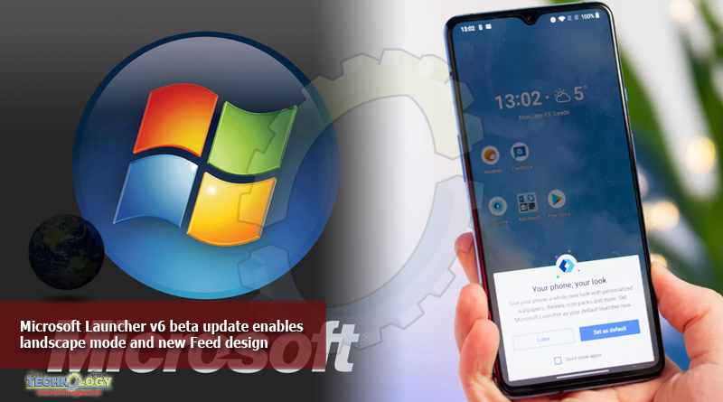 Microsoft-Launcher-v6-beta-update-enables-landscape-mode-and-new-Feed-design