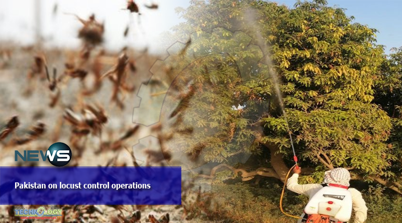 Pakistan on locust control operations