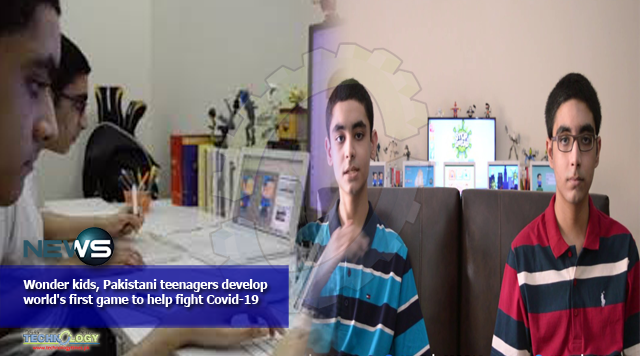 Wonder kids, Pakistani teenagers develop world's first game to help fight Covid-19