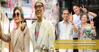 83 & 84 Years Old Taiwan Grandparents Win Fame Laundry Model Photos