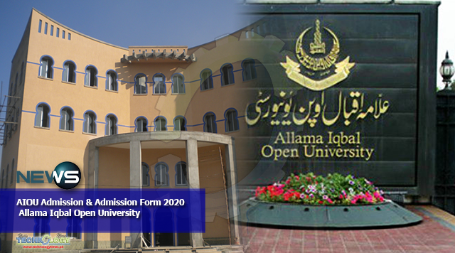 AIOU Admission & Admission Form 2020 Allama Iqbal Open University
