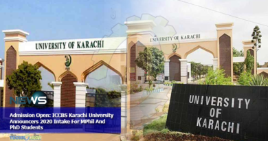 Admission Open: ICCBS Karachi University Announcers 2020 Intake For MPhil And PhD Students