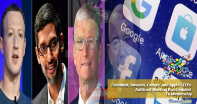 Facebook, Amazon, Google, and Apple CEO's Antitrust Meeting Rescheduled To Wednesday