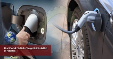 First Electric Vehicle Charge Unit installed in Pakistan