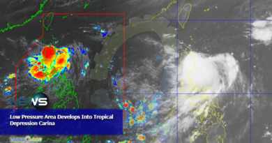 Low Pressure Area Develops Into Tropical Depression Carina