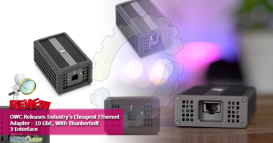 OWC Releases Industry’s Cheapest Ethernet Adapter - 10 GbE, With Thunberbolt 3 Interface