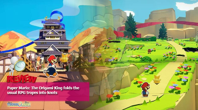 Paper Mario: The Origami King folds the usual RPG tropes into knots