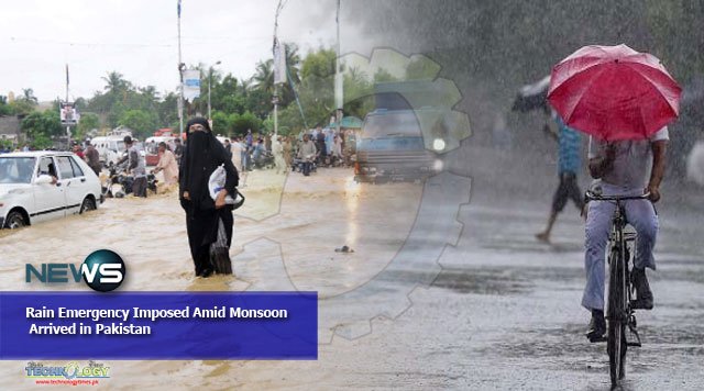 Rain Emergency Imposed Amid Monsoon Arrived in Pakistan
