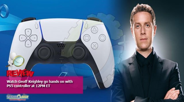 Watch Geoff Keighley go hands on with PS5 controller at 12PM ET