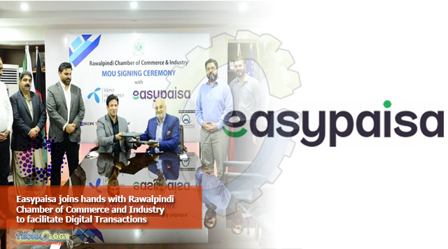 Easypaisa joins hands with Rawalpindi Chamber of Commerce and Industry to facilitate Digital Transactions