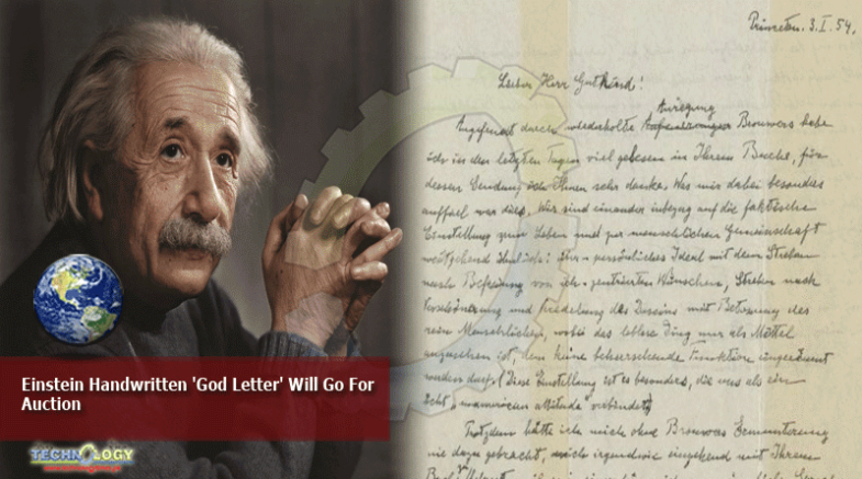 Einstein-Handwritten-'God-L