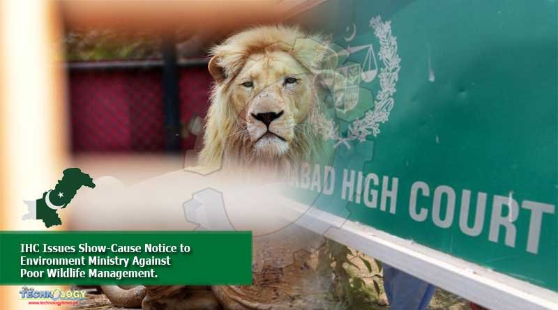 IHC Issues Show-Cause Notice to Environment Ministry Against Poor Wildlife Management.